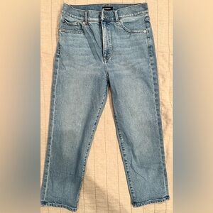 Express super high rise mom Jean, 8 Petite